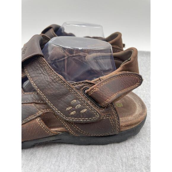 Dunham Mens 13 B Leather Casual Slip On Fisherman Sandals Shoes Beach Adjustable - Picture 3 of 12